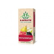 Чай "Карпати" 20ф/п*1.5 г фрукт."Мультифрукт" 20шт.ящ.